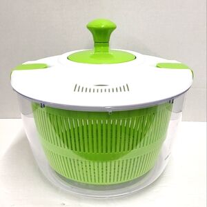 Cuisinart Salad Spinner, Large Capacity, White and Green Pre-Owned VG+